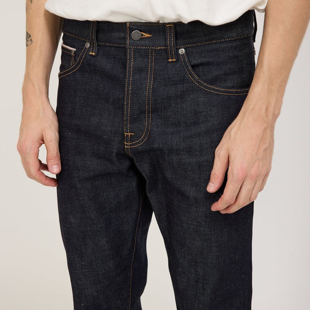 NUDIE JEANS Steady Eddie II Dry Ace Selvage Jean Men's Size 31 - Picture 3 of 15